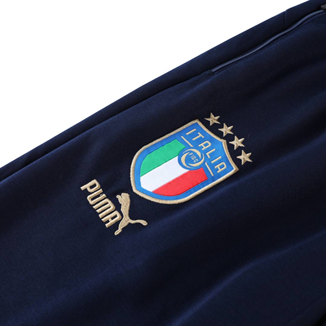 Italy Hoodie Sweatshirt Kit(Top+Pants) Navy 2022/23