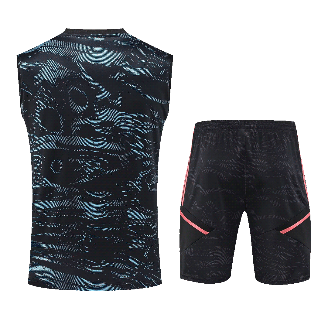 Arsenal Sleeveless Training Kit (Top+Shorts) Black 2022/23