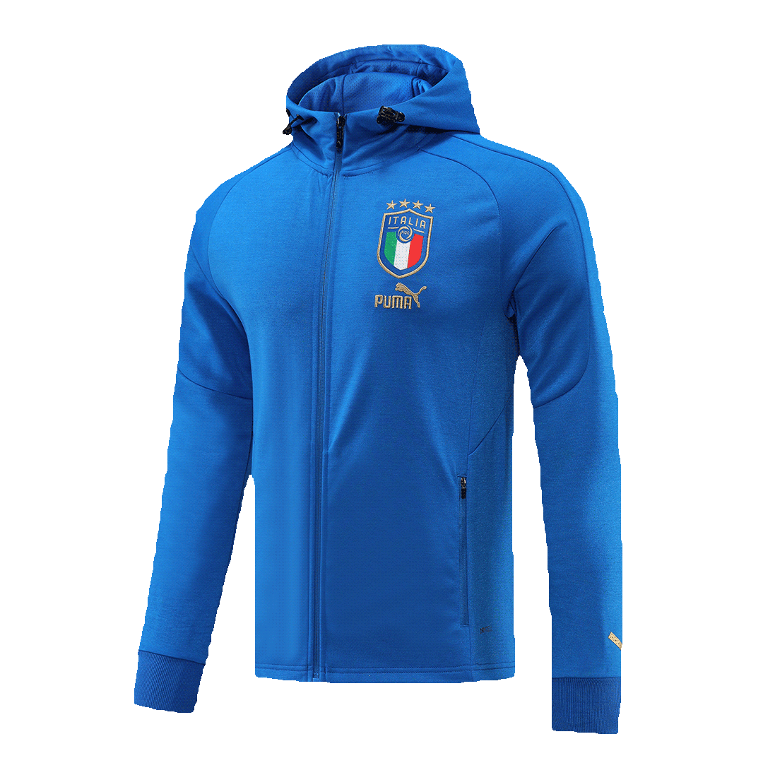 Italy Hoodie Sweatshirt Kit(Top+Pants) Blue 2022/23
