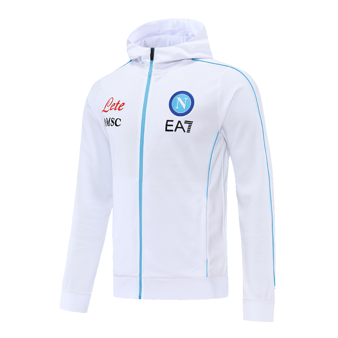 Napoli Hoodie Jacket White 2022/23