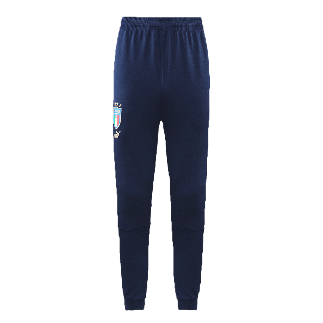 Italy Hoodie Sweatshirt Kit(Top+Pants) Blue 2022/23