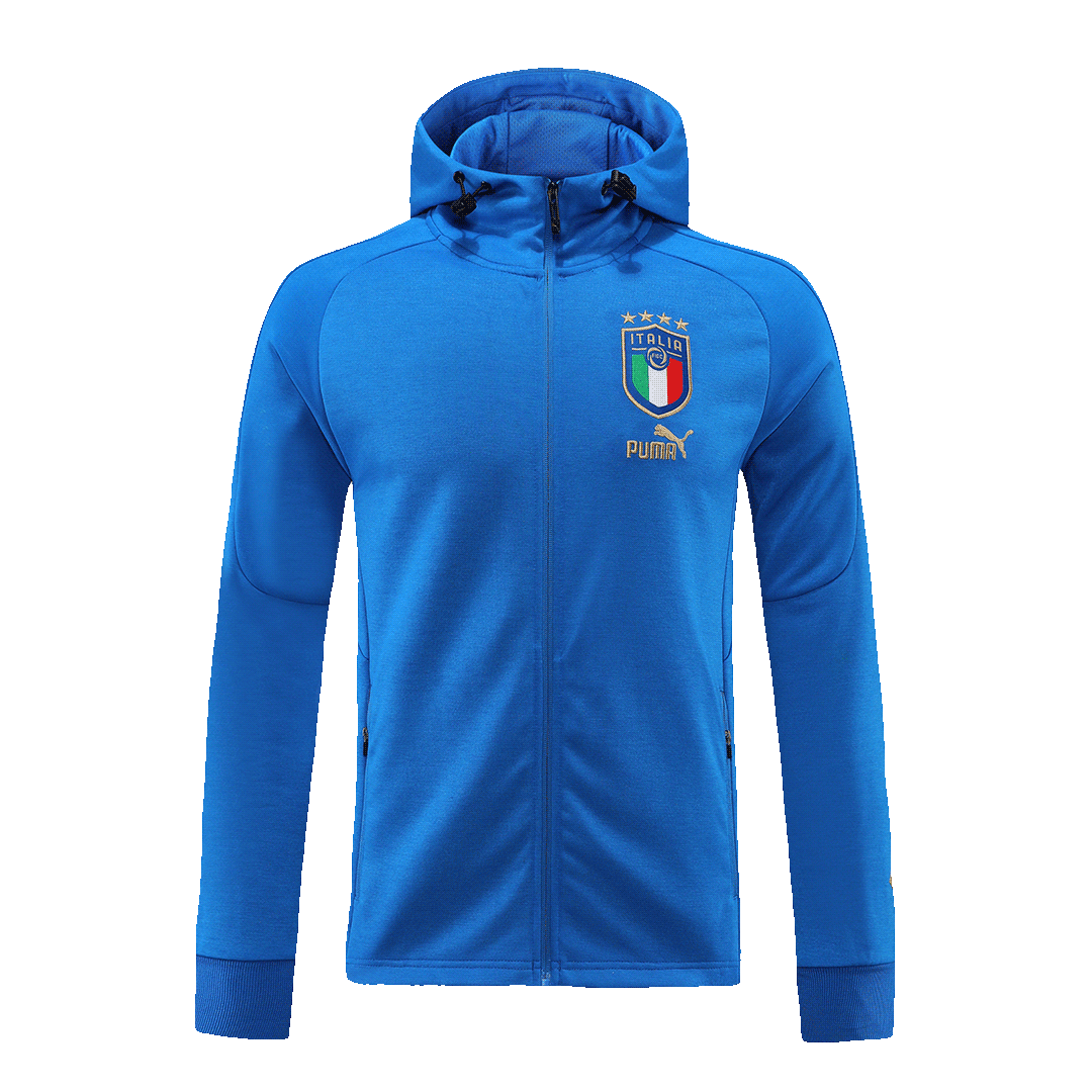 Italy Hoodie Sweatshirt Kit(Top+Pants) Blue 2022/23