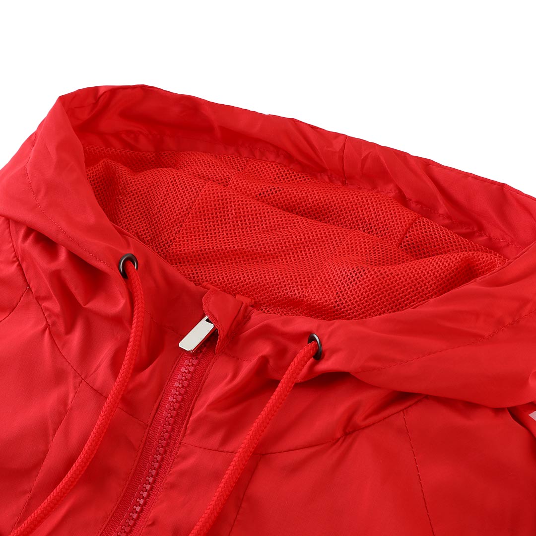 Atletico Madrid Windbreaker Hoodie Jacket Red 2022/23