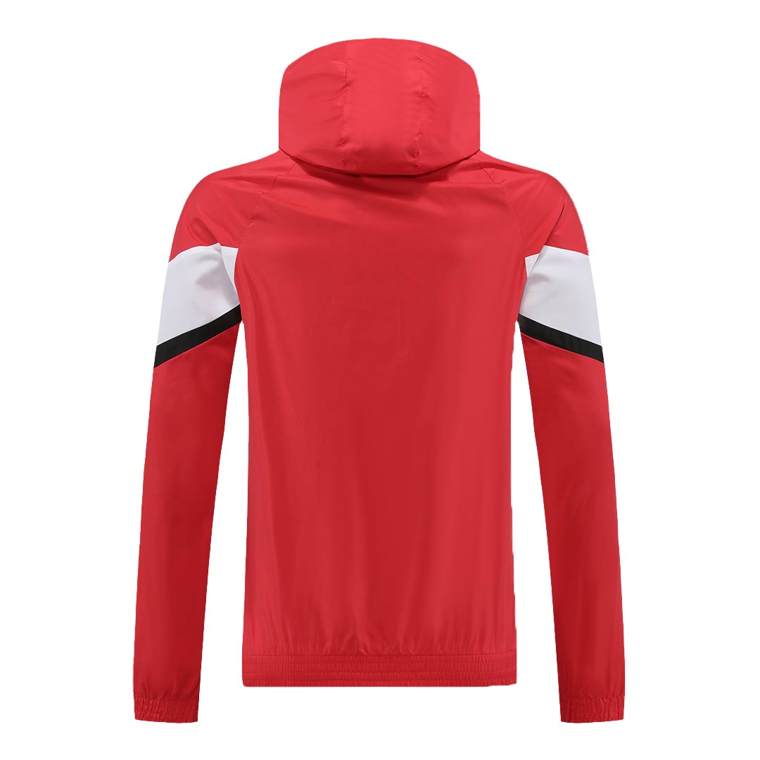 Atletico Madrid Windbreaker Hoodie Jacket Red 2022/23