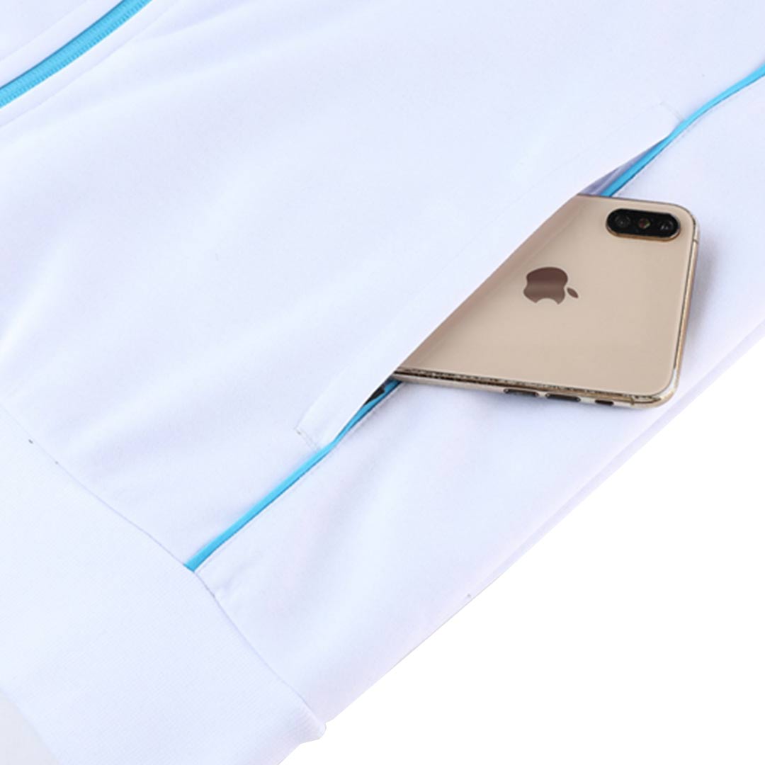 Napoli Hoodie Jacket White 2022/23