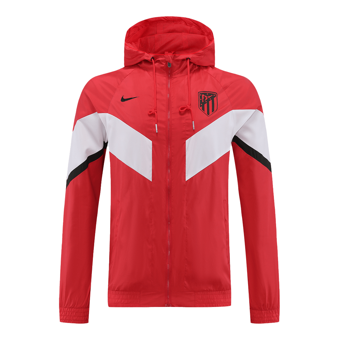 Atletico Madrid Windbreaker Hoodie Jacket Red 2022/23