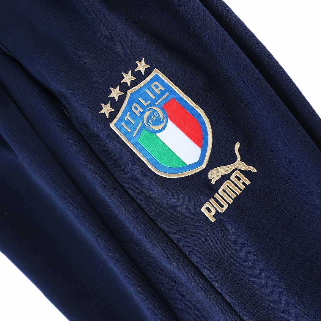 Italy Hoodie Sweatshirt Kit(Top+Pants) Blue 2022/23