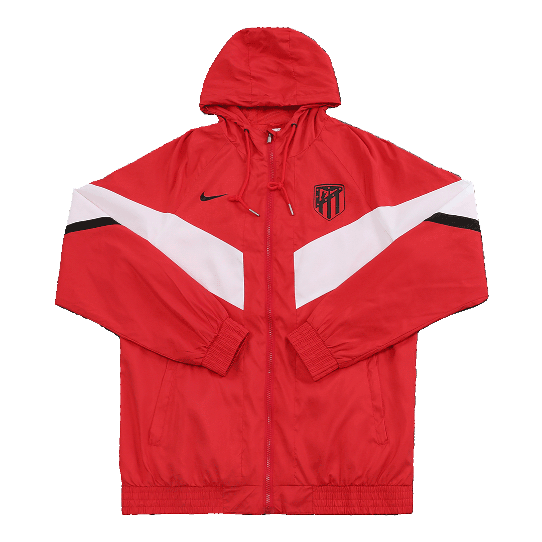 Atletico Madrid Windbreaker Hoodie Jacket Red 2022/23