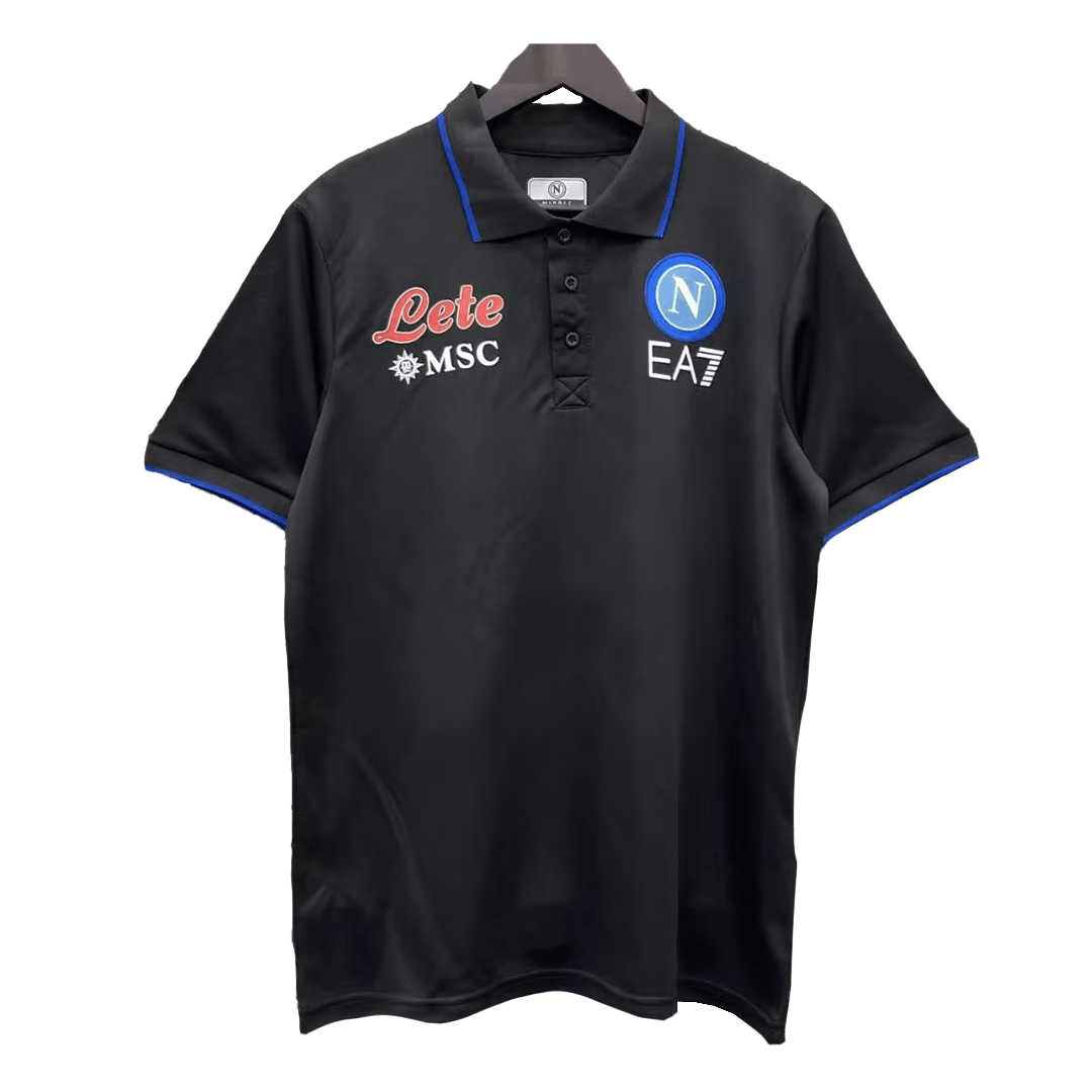 Napoli Core Polo Shirt Black 2022/23