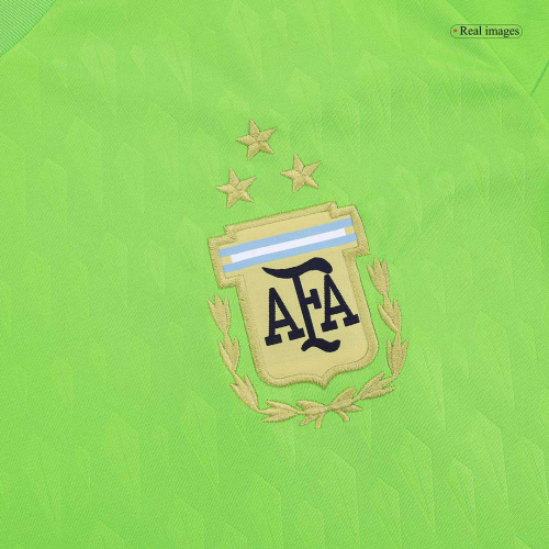 Argentina Three Stars Goalkeeper Jersey Replica World Cup 2022