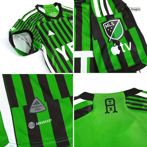 Kids Austin FC Home Jersey Kit Replica 2023