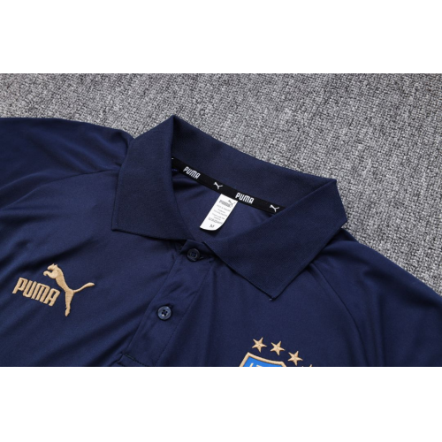 Italy Polo Shirt Navy 2023