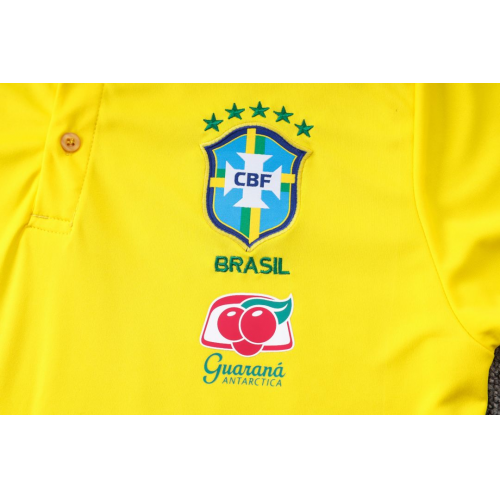 Brazil Polo Shirt Yellow 2022/23