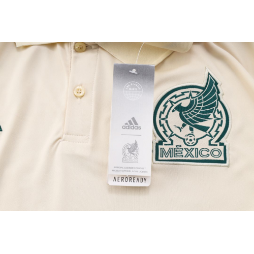 Mexico Polo Shirt White 2022/23