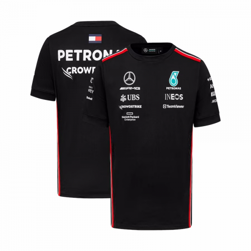 Mercedes AMG Petronas F1 Racing Team T-Shirt - Black 2023