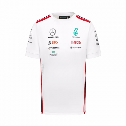 Mercedes AMG Petronas F1 Racing Team T-Shirt - White 2023
