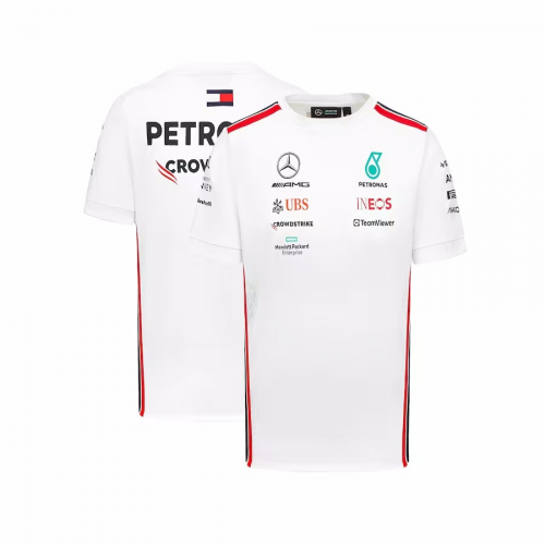 Mercedes AMG Petronas F1 Racing Team T-Shirt - White 2023