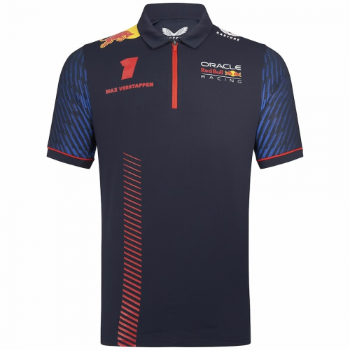 Oracle Red Bull F1 Racing Team Max Verstappen Polo Black 2023