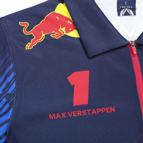 Oracle Red Bull F1 Racing Team Max Verstappen Polo Black 2023