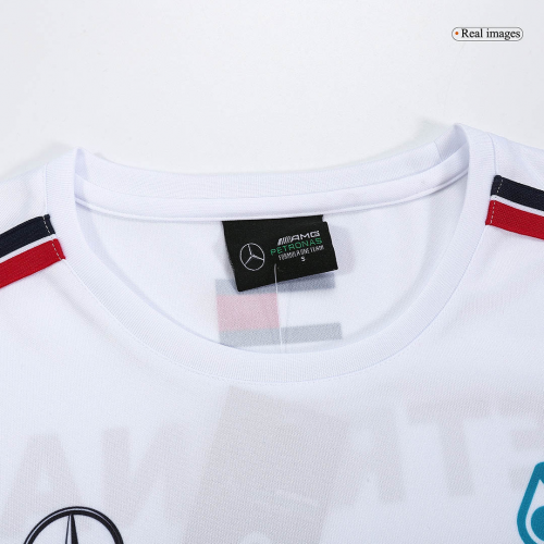 Mercedes AMG Petronas F1 Racing Team T-Shirt - White 2023