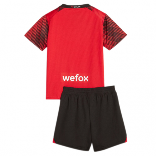 Kids AC Milan Jersey Home Kit 2023/24
