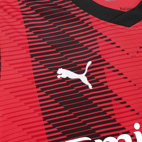 Kids AC Milan Jersey Home Kit 2023/24