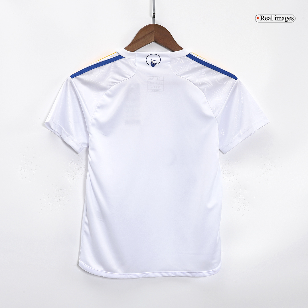 Kids Leeds United Home Kit Jersey+Shorts 2023/24