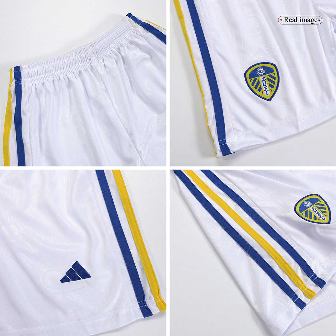 Kids Leeds United Home Kit Jersey+Shorts 2023/24