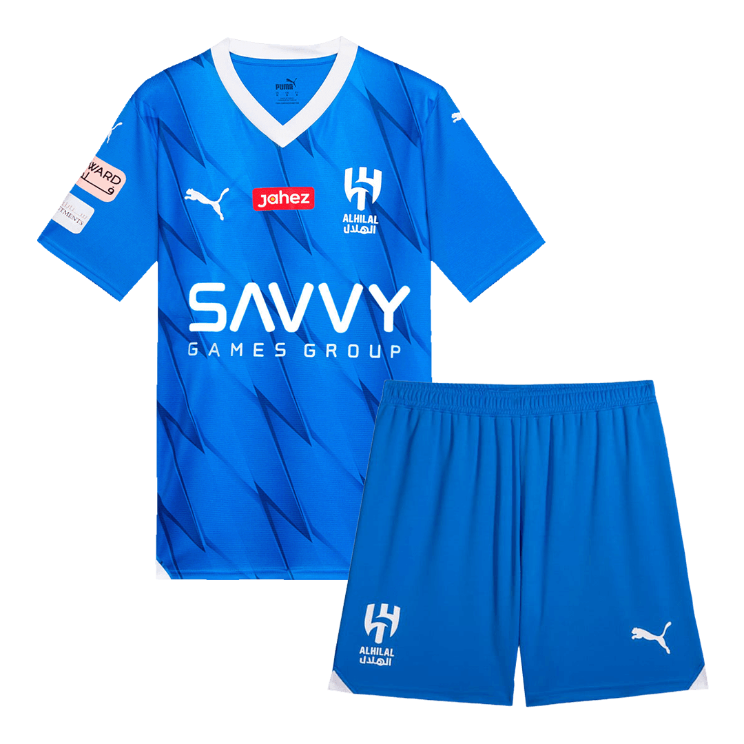 Al Hilal Home Whole Kit(Jersey+Shorts+Socks) 2023/24