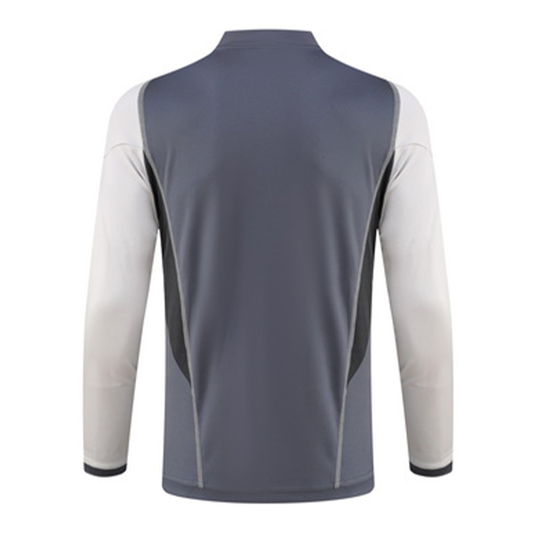 Kids Inter Miami CF Zipper Sweatshirt Kit(Top+Pants) Gray 2023/24