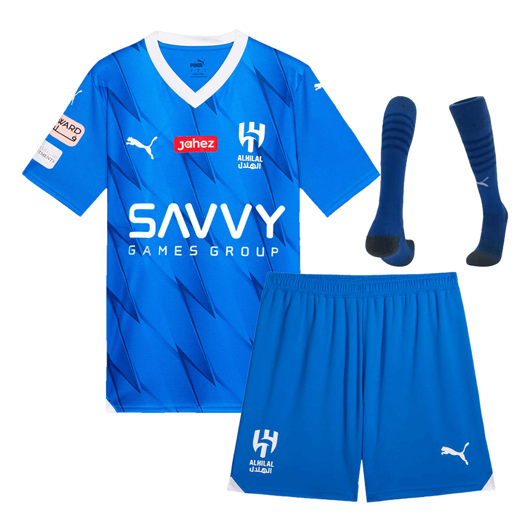 Al Hilal Home Whole Kit(Jersey+Shorts+Socks) 2023/24