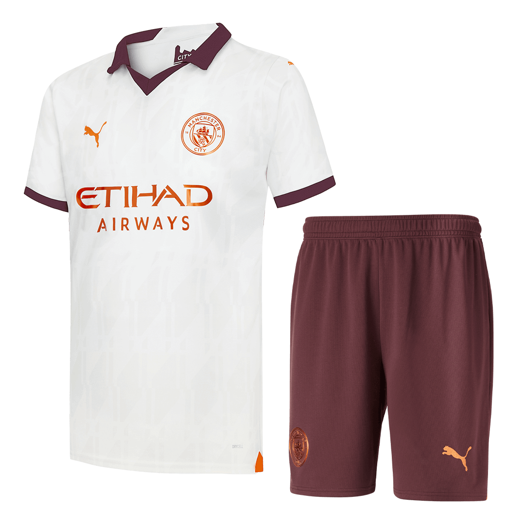 Manchester City Away Kit(Jersey+Shorts) 2023/24