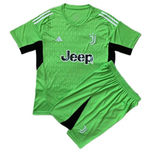 Kids Juventus Goalkeeper Kit Jersey+Short 2023/24