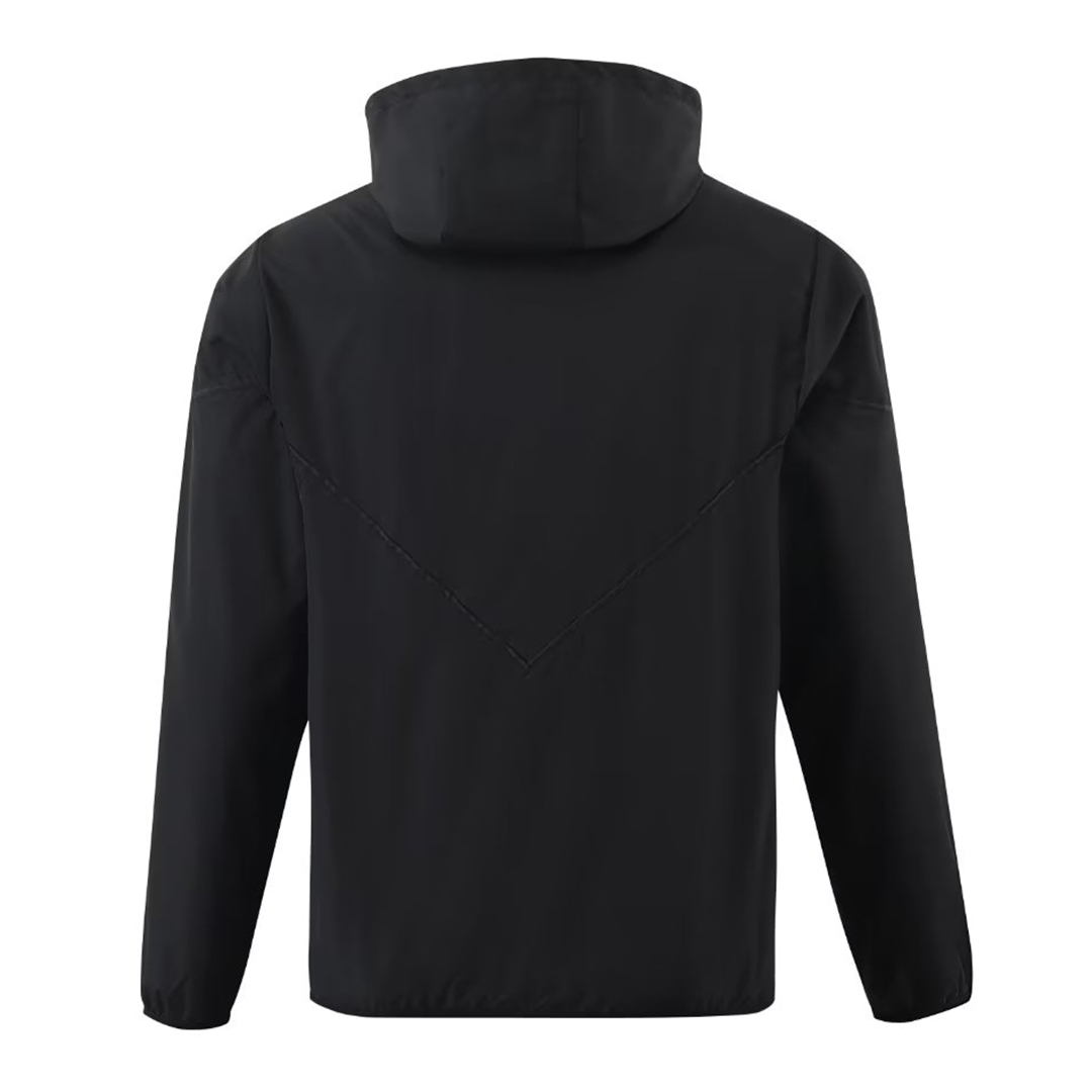 Arsenal Windbreaker Hoodie Jacket Black 2023/24
