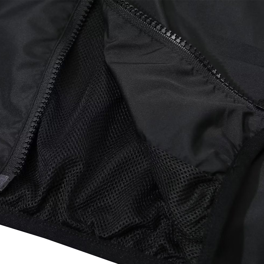 Arsenal Windbreaker Hoodie Jacket Black 2023/24