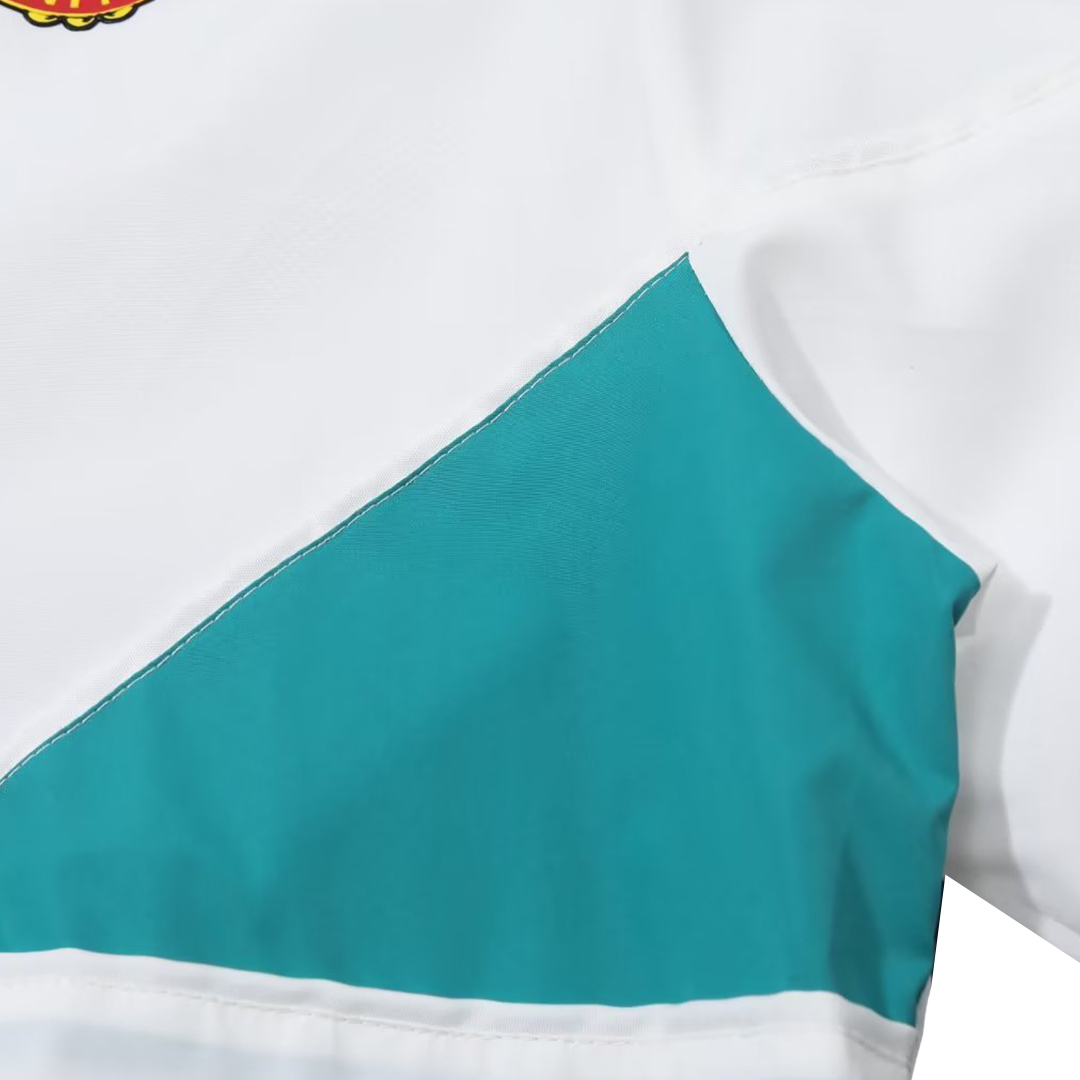 Manchester United Windbreaker Hoodie Jacket White 2023/24