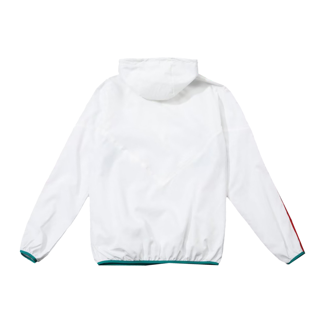 Manchester United Windbreaker Hoodie Jacket White 2023/24