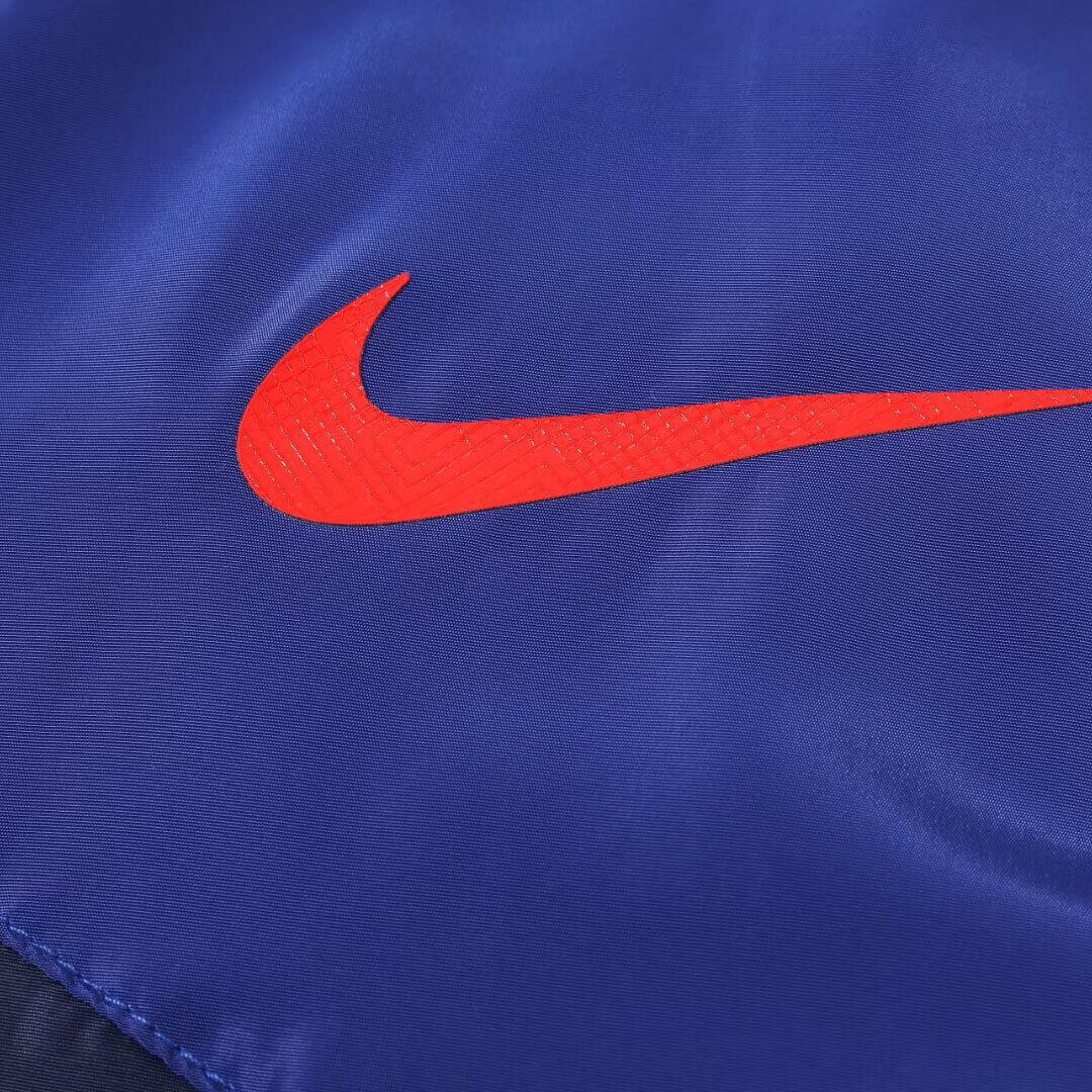 Barcelona Windbreaker Hoodie Jacket Blue 2023/24