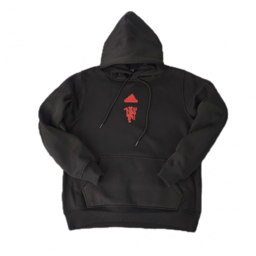 Manchester United Sweater Hoodie Black