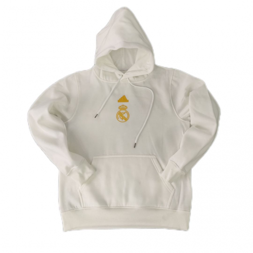 Real Madrid Sweater Hoodie - White