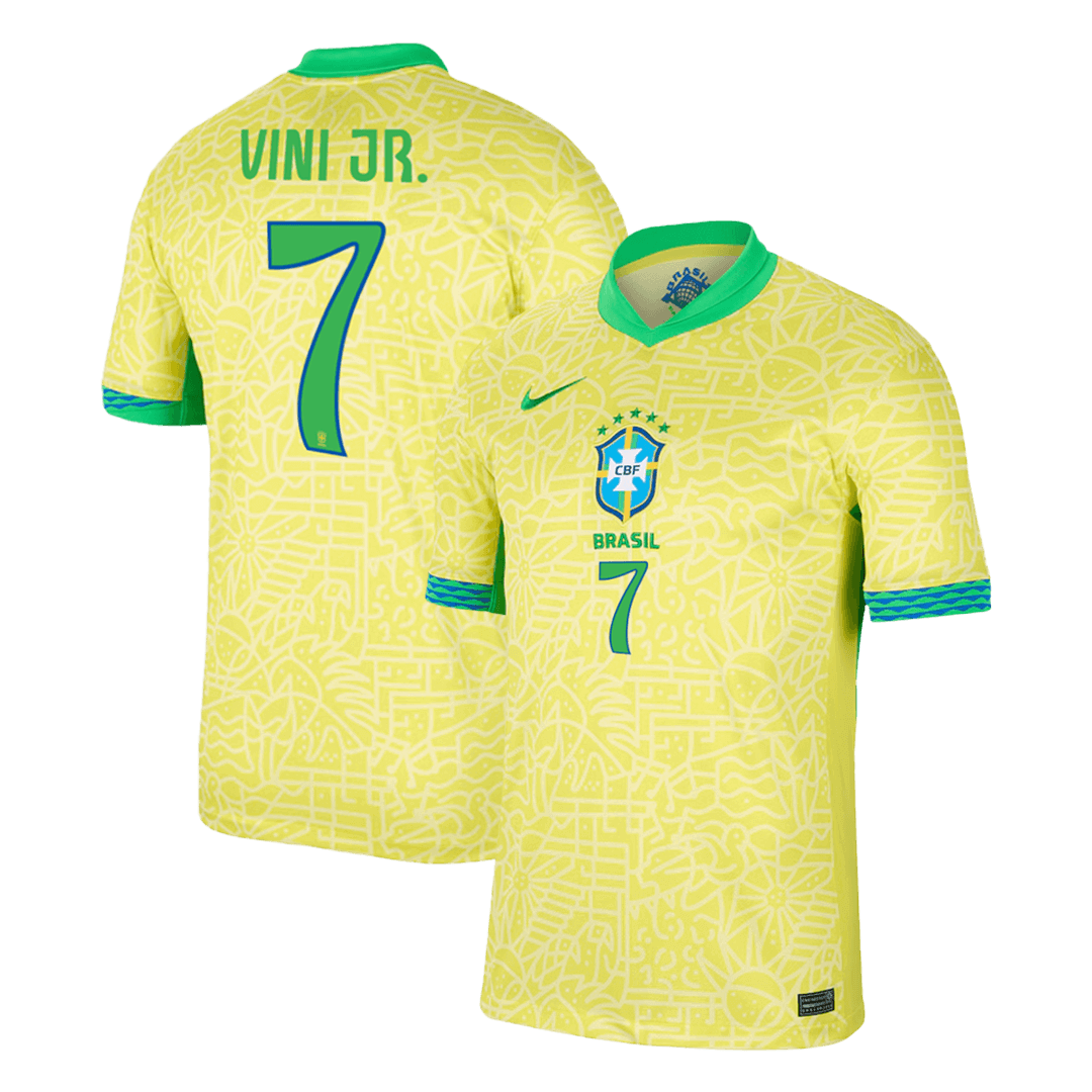 [Super Replica] VINI JR. #7 Brazil Home Jersey Copa America 2024 - minejerseys