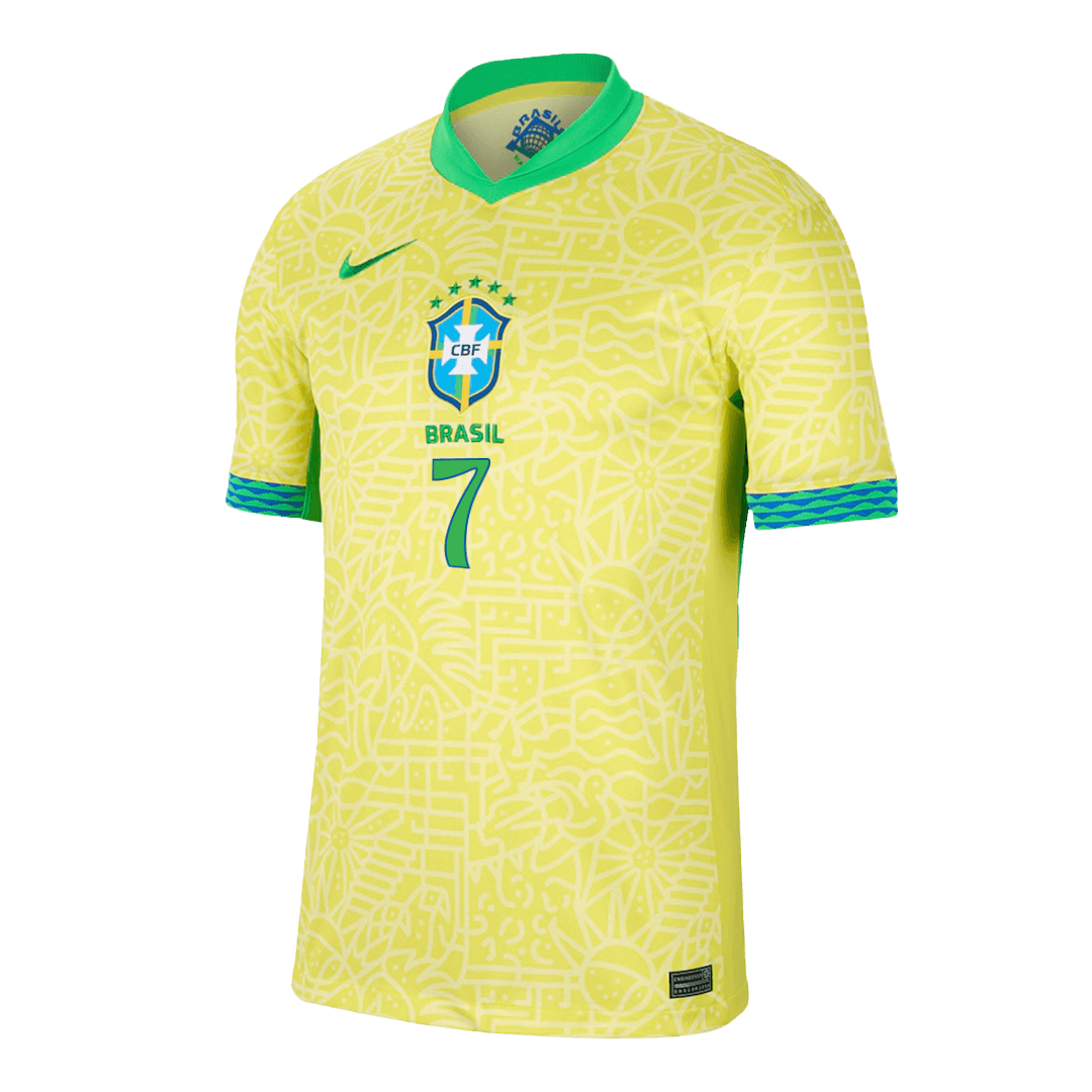 [Super Replica] VINI JR. #7 Brazil Home Jersey Copa America 2024 - minejerseys