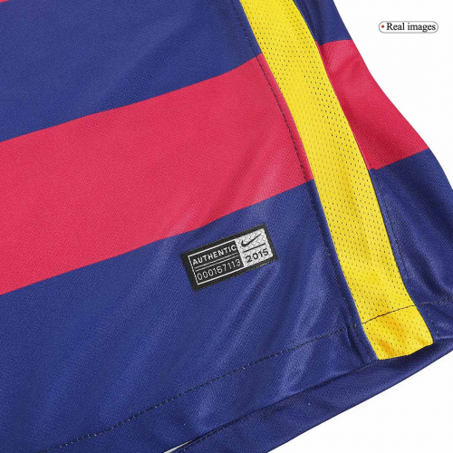 Messi #10 Retro Barcelona Home Jersey 2015/16