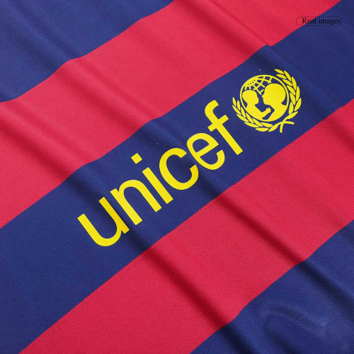 Messi #10 Retro Barcelona Home Jersey 2015/16