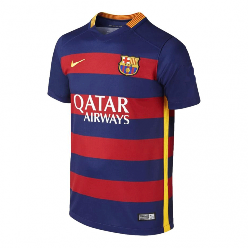 Messi #10 Retro Barcelona Home Jersey 2015/16