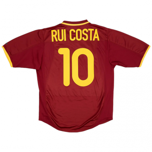 RUI COSTA #10 Retro Portugal Home Jersey Euro Cup 2000