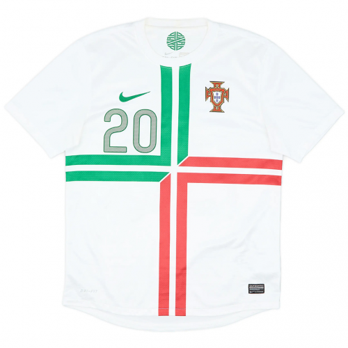 DECO #20 Retro Portugal Away Jersey Euro Cup 2012