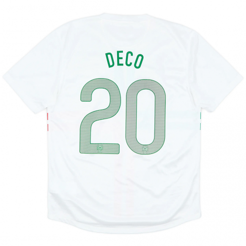 DECO #20 Retro Portugal Away Jersey Euro Cup 2012