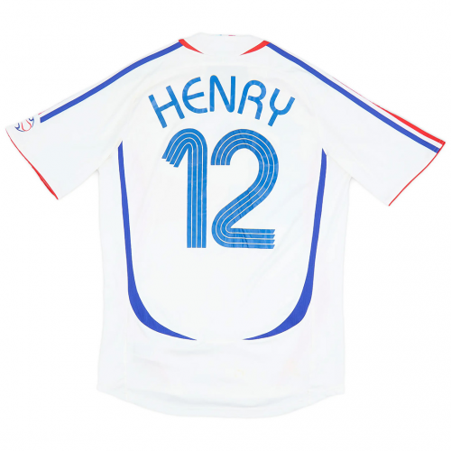 HENRY #12 Retro France Away Jersey World Cup 2006