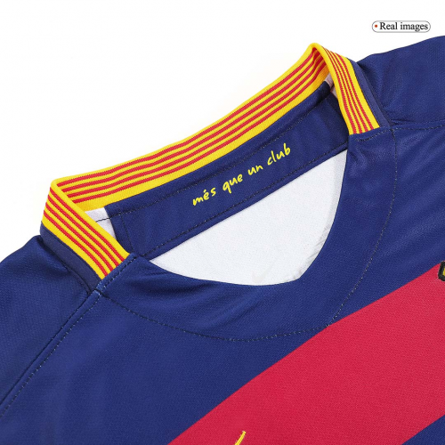 Messi #10 Retro Barcelona Home Jersey 2015/16